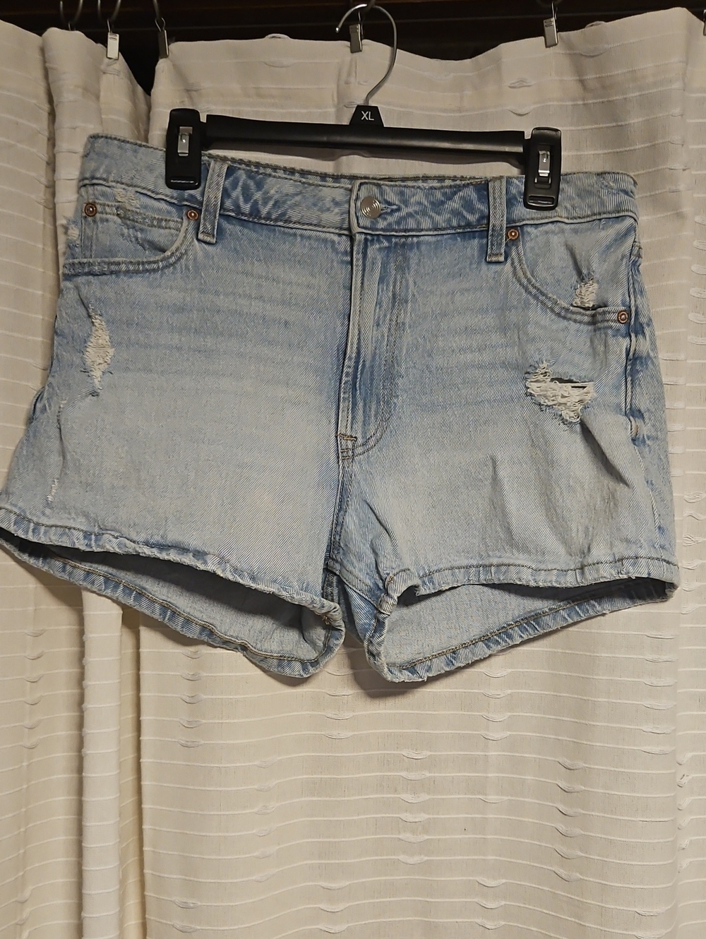 M Jeans - Light Blue Distressed Denim Women’s Shorts
